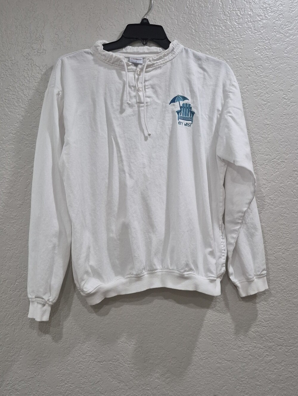 Crazy Shirts Hawaii Key West White Pullover Sweatshirt M